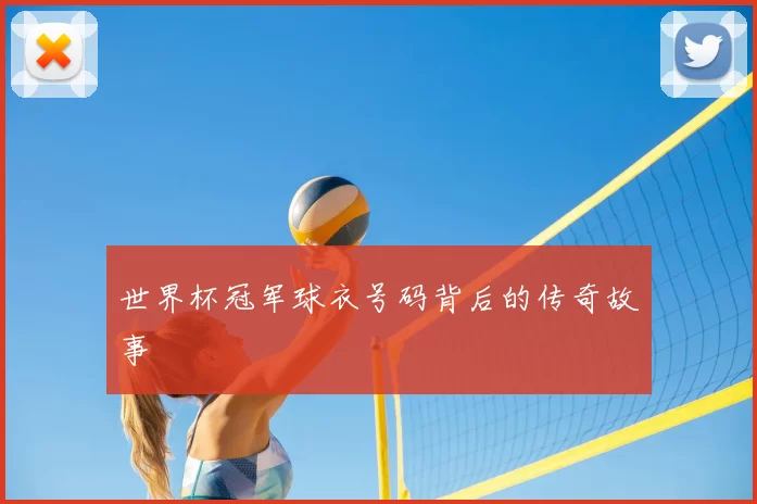 世界杯冠军球衣号码背后的传奇故事