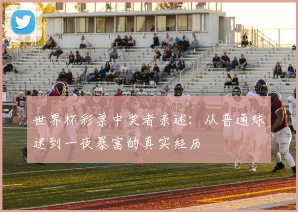 世界杯彩票中奖者亲述：从普通球迷到一夜暴富的真实经历