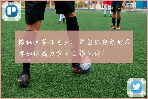 揭秘世界杯金主：那些你熟悉的品牌如何成为官方合作伙伴？